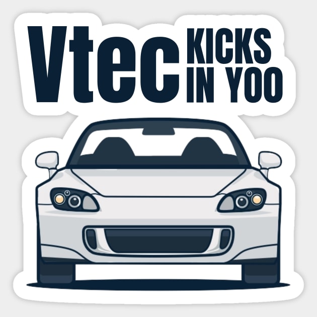 Vtec Kicks in Yoo Sticker by MOTOSHIFT